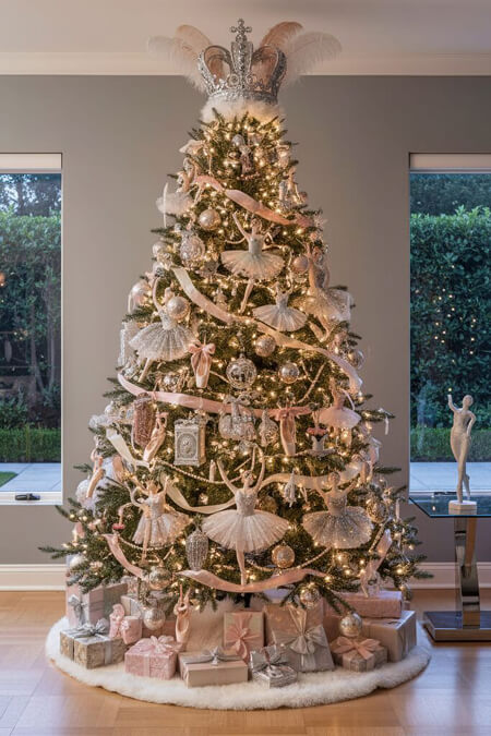 Ballet themed Christmas tree