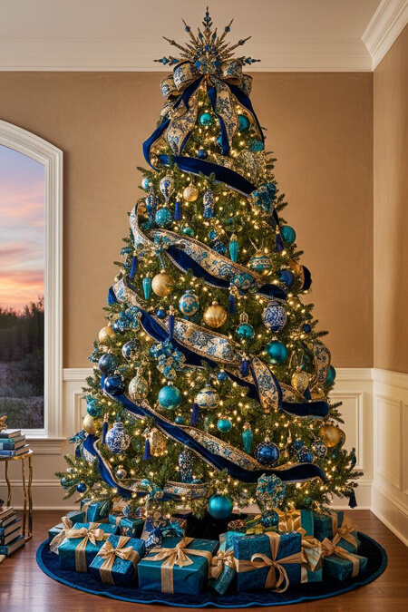 blue gold tree