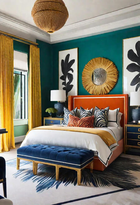How to decorate with bold colors