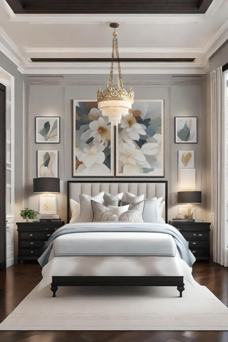 Light gray neutral bedroom
