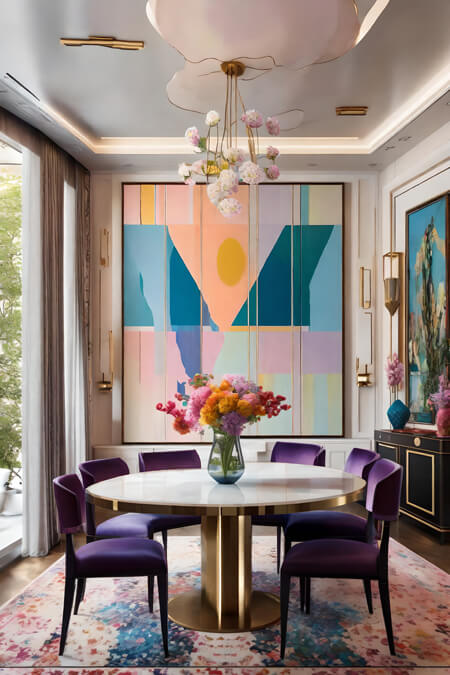 Dining room focal point