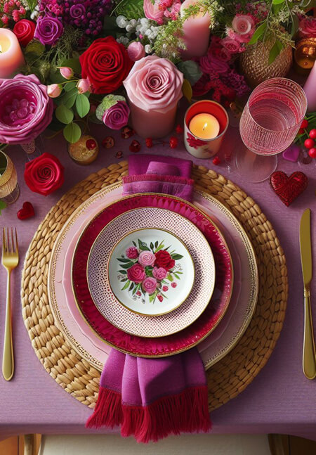 Valentine's Day tablescape ideas