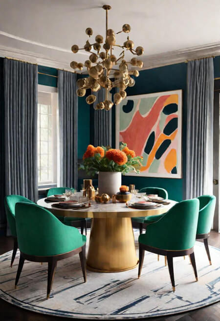 How to decorate with bright and bold colors
