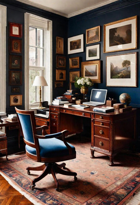 The best colors to use in a home office to set the right mood