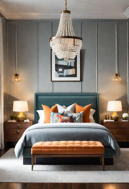 How to make a bedroom look bigger