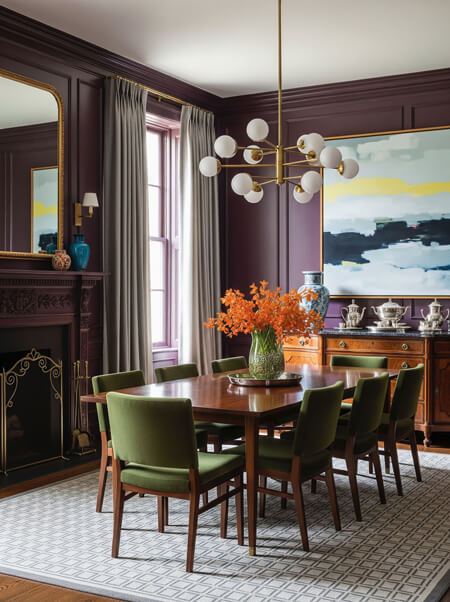 dining room focal point