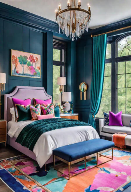 How to decorate with bold and bright colors
