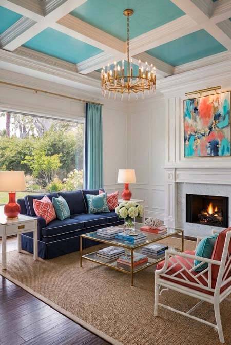 paint ceiling living room