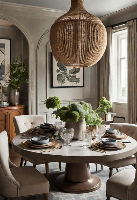 Neutral dining room