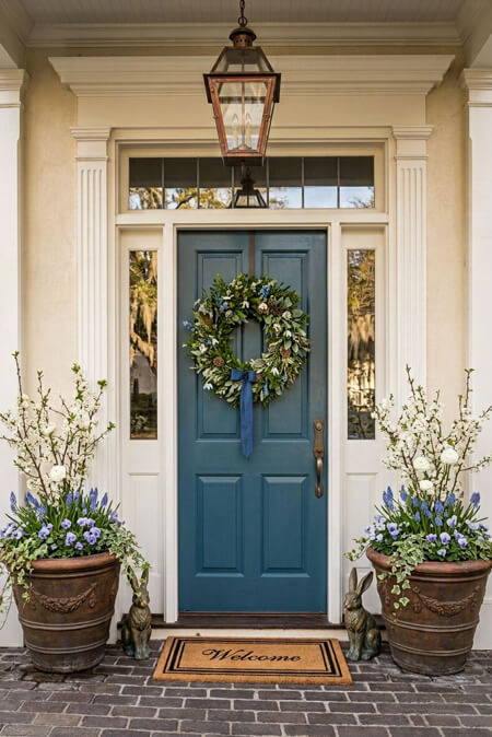 Easter front door