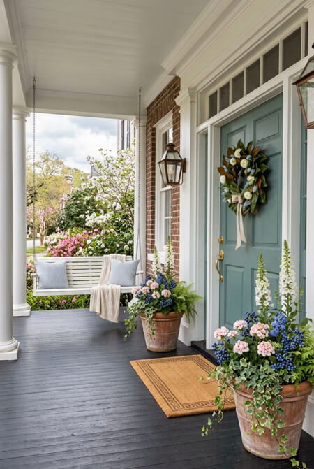 front porch cleaning