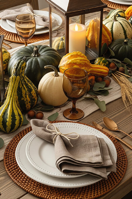 Thanksgiving candles