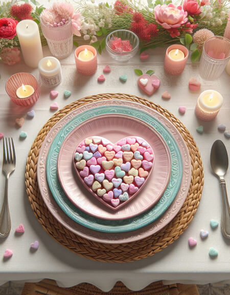 Valentine's Day Dining Table Decor Ideas