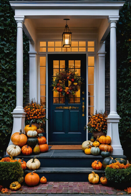 fall outdoor decor inspo front porch fall decorations
