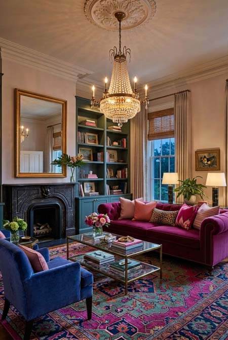 pink accents