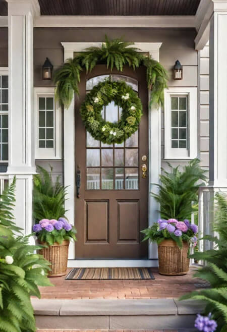 Spring front porch inspo