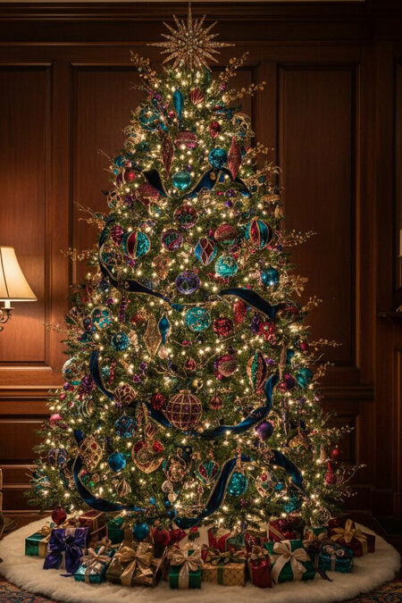 Moody Christmas tree