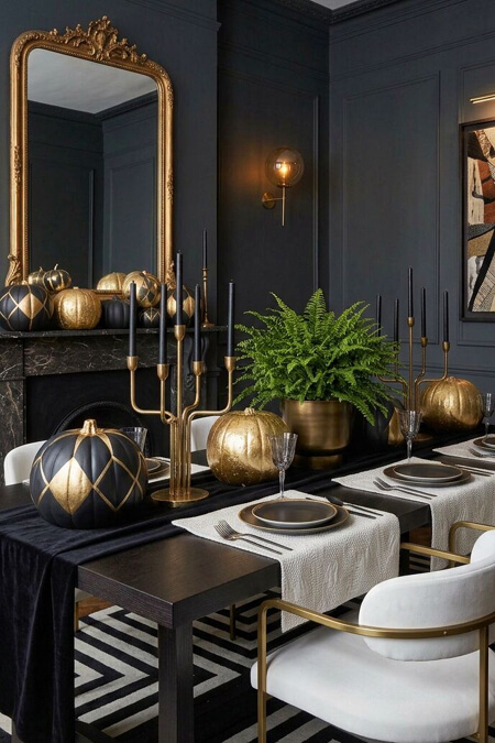 Halloween tablescape