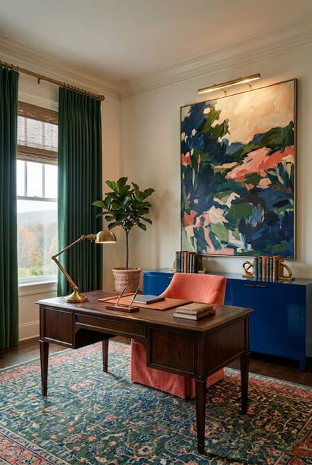 Home office color scheme