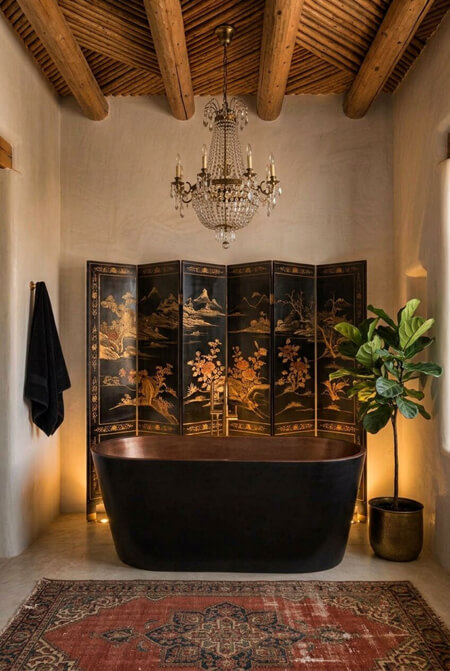 bathroom focal point