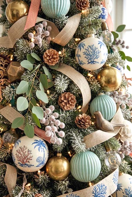 beach house christmas tree