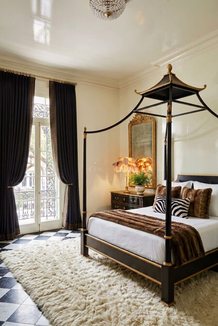 bedroom focal point