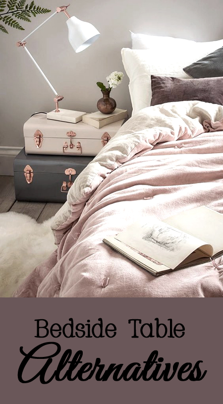 Bedside Table or Nightstand Alternatives