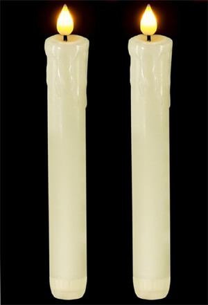 christmas lights candles