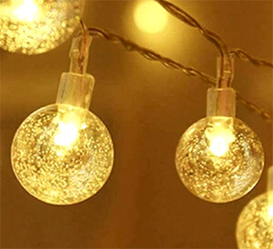 christmas lights globe