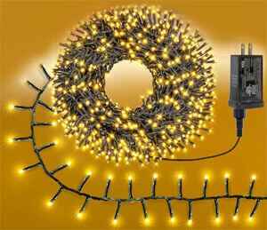 cluster christmas lights