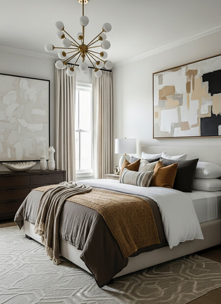 Neutral aesthetic bedroom