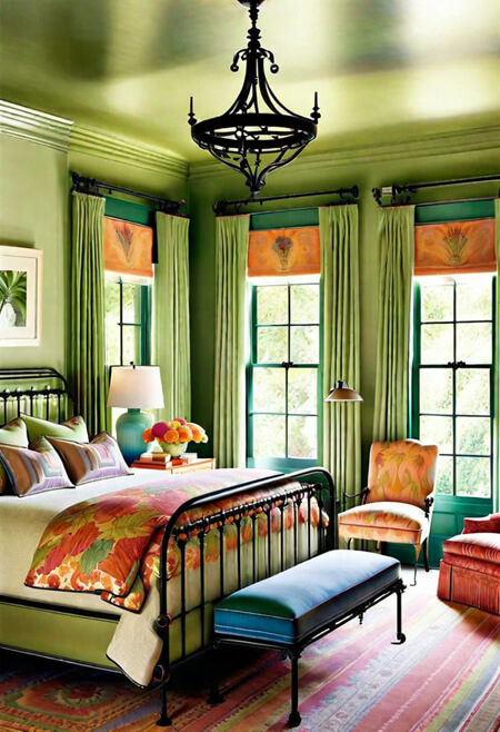 traditional wrought iron bed