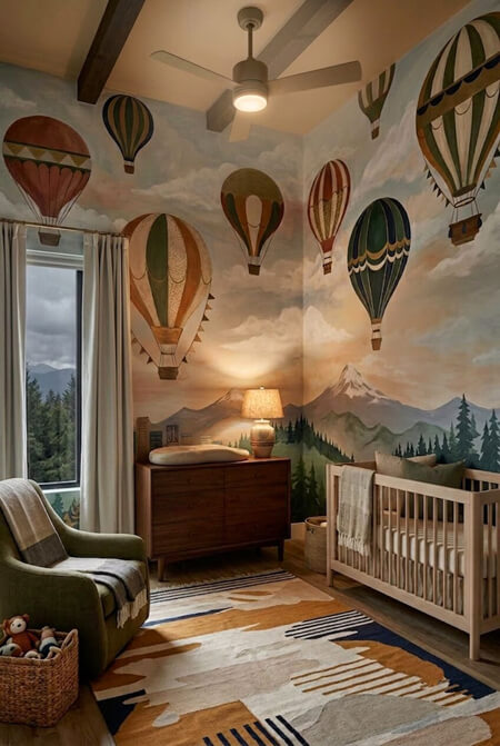 gender neutral nursery color mix