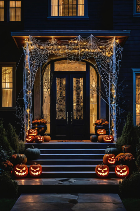 halloween items front porch