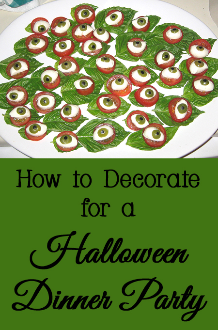 Tips and Tricks for How to Decorate for a Halloween Dinner Party