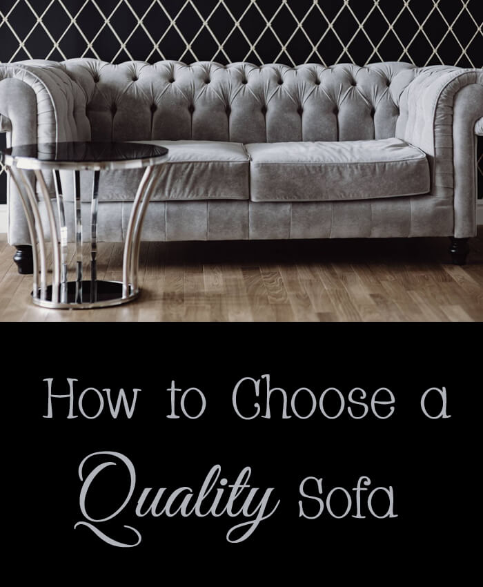 how to choose quality sofa