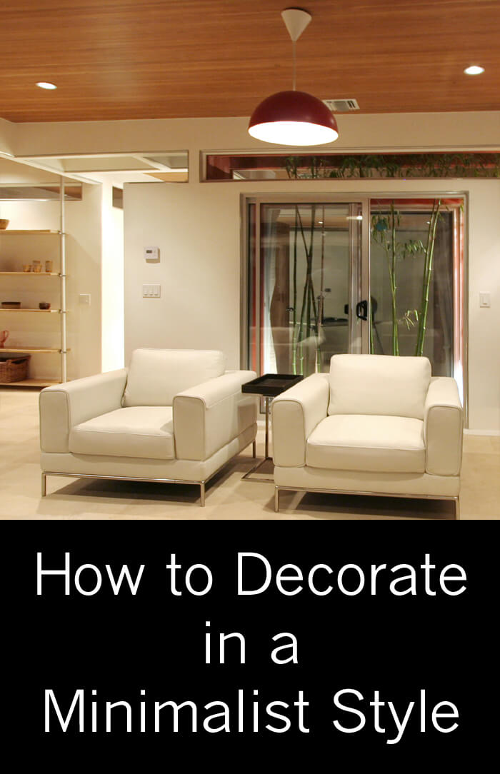 How to decorate in a minimalist style