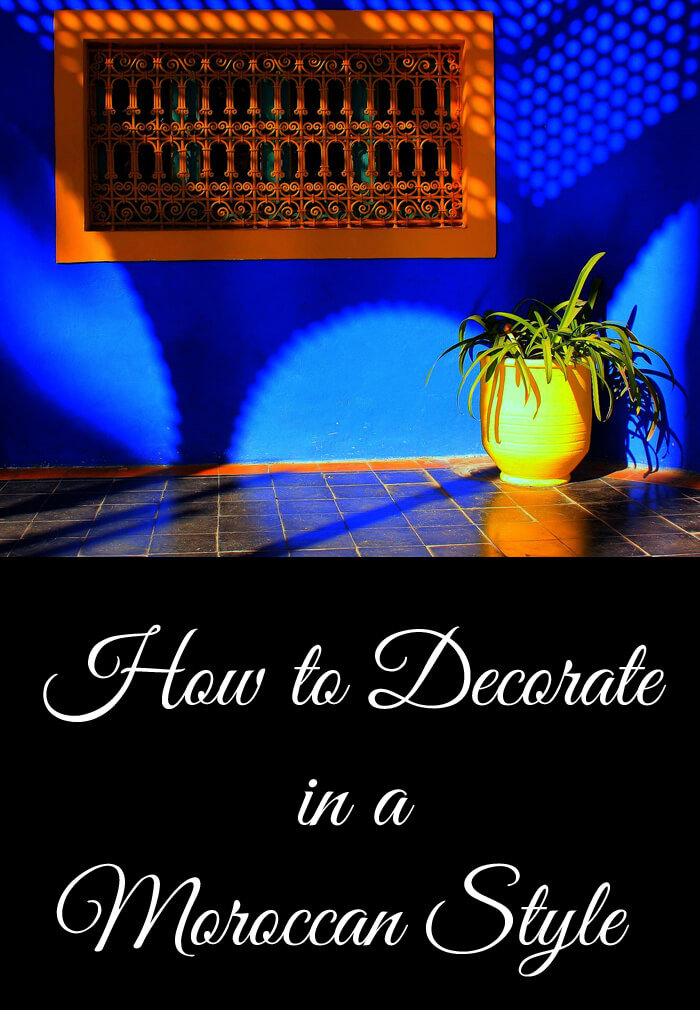 How to decorate a moroccan style
