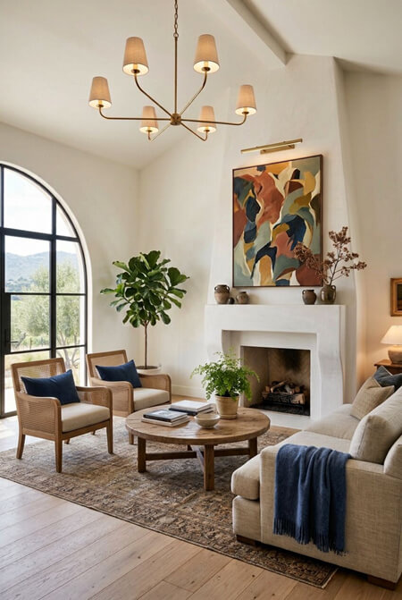 living room focal point