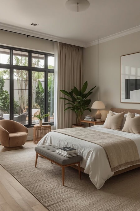 Neutral bedroom decorating ideas