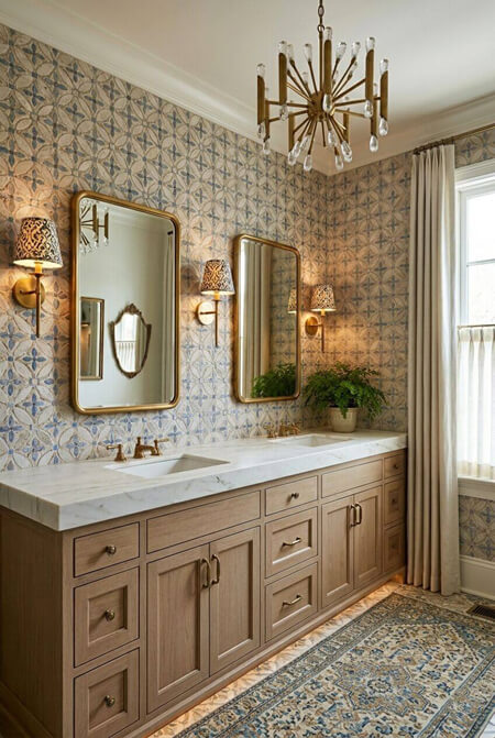neutral modern bathroom