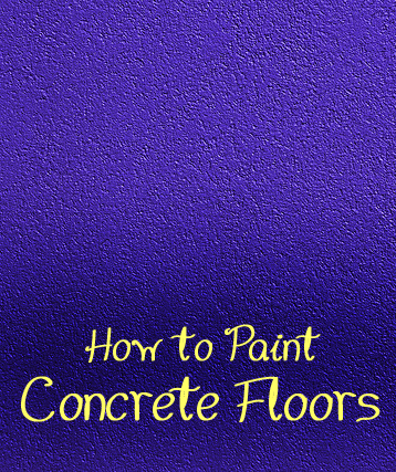 How to Paint Concrete Floors in Your Home