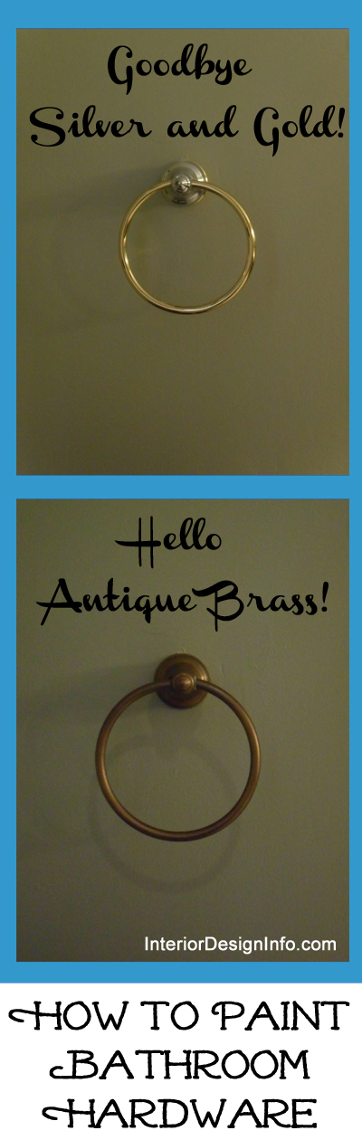 Tips & Tricks for How to Paint Bathroom Hardware