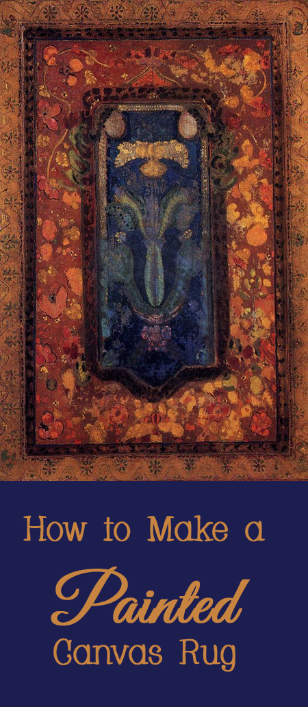 Tips and Tricks for How to Make a Painted Canvas Rug