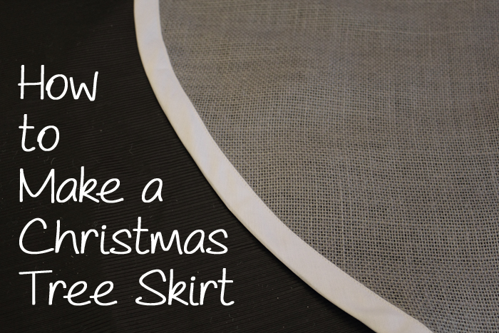 How to Make Your Own Custom Christmas Tree Skirt