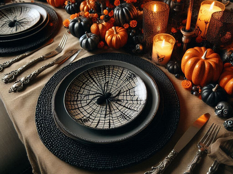 spider tablescape