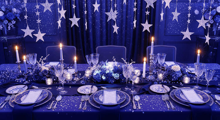 stars halloween tablescape