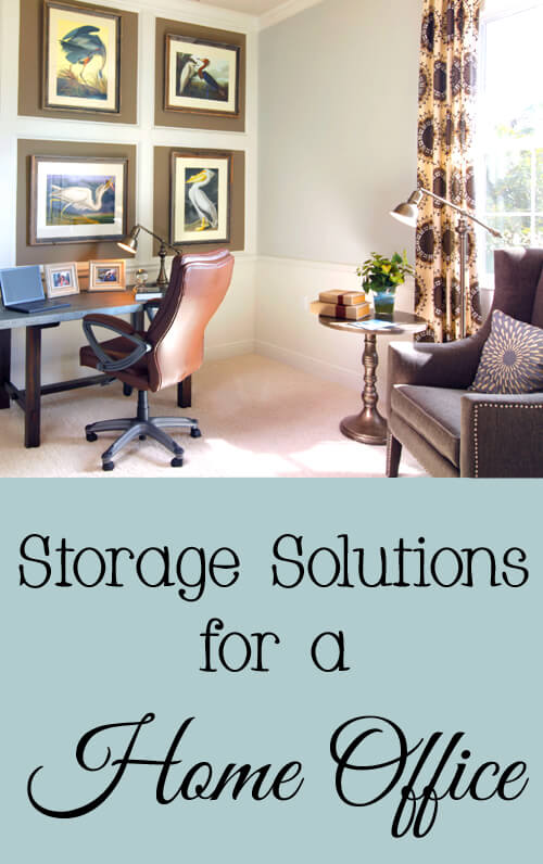 storage solutions for a home office