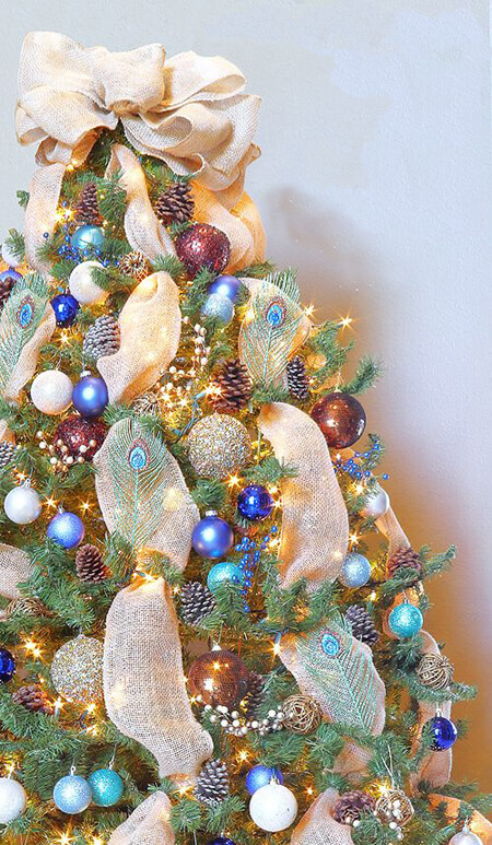 Step by step Christmas tree decorating instructions