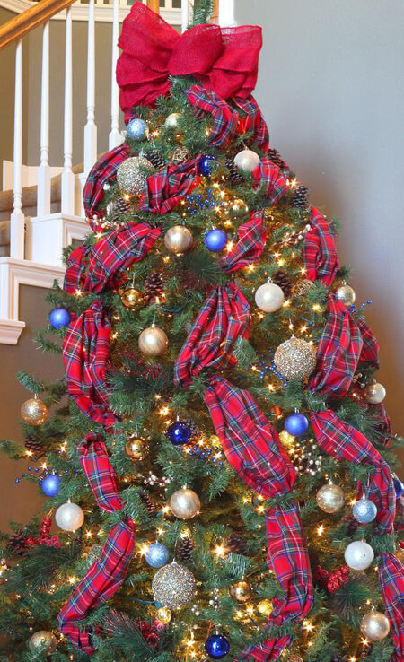 How to decorate a Christmas tree professionally step by step